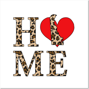 Delaware Home Leopard Print Posters and Art